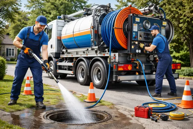 Caminhão de hidrojateamento Samerpal em São Paulo e região – desentupidora 24 horas