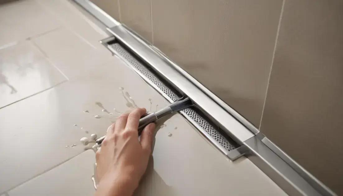 Cuidados e manutenção para prolongar a vida do ralo oculto linear Cuidados e manutenção para prolongar a vida do ralo oculto linear