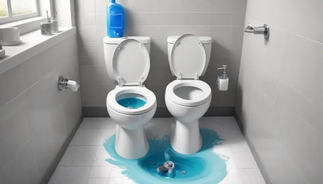 prevenção para evitar que o vaso volte a entupir