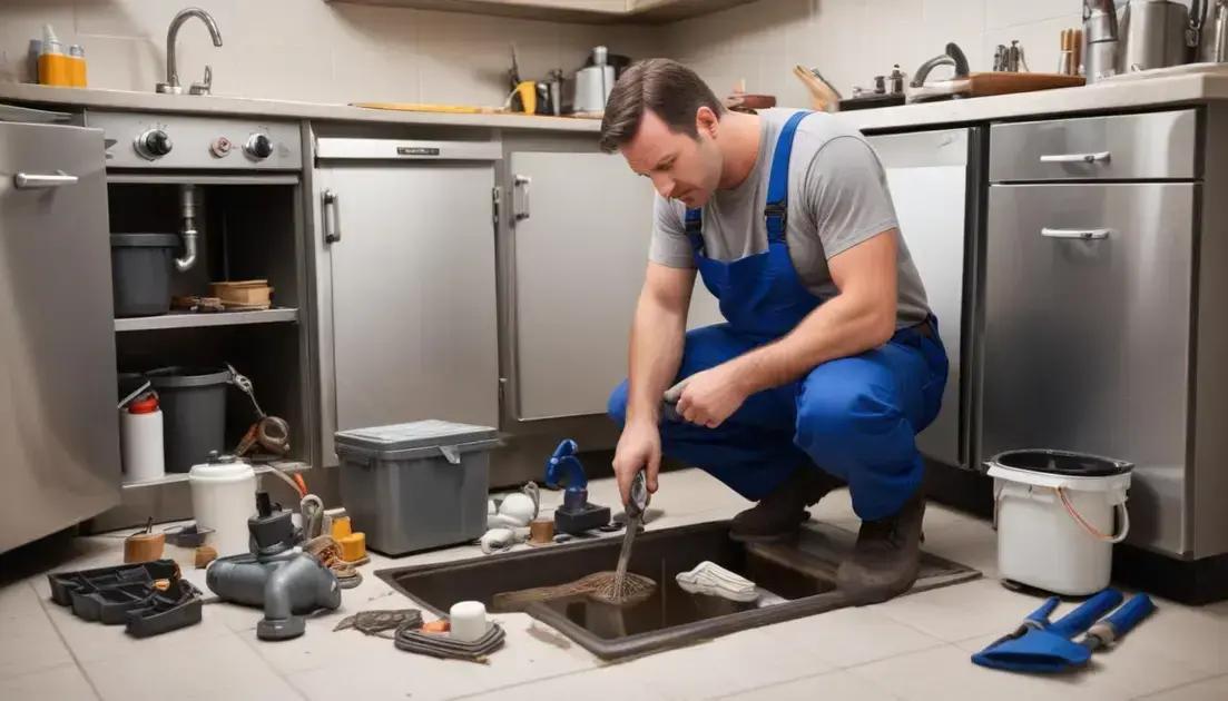 Quando chamar um profissional para desentupir caixa de gordura