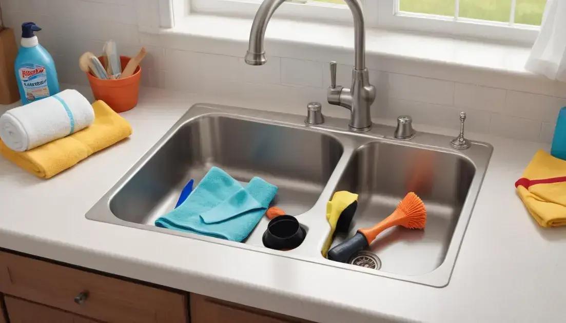 Materiais necessários para desentupir sua pia facilmente Materiais necessários para desentupir sua pia facilmente