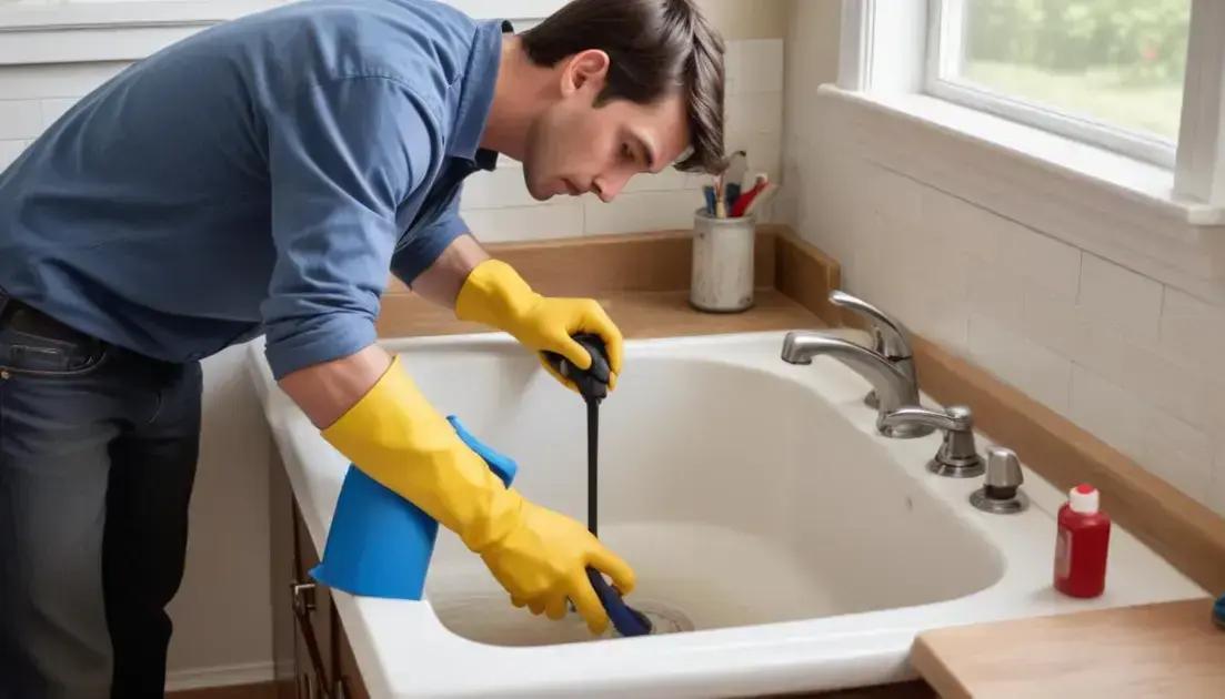 Cuidados ao realizar desentupimentos em casa